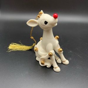 Lenox Rudolph Rings in the Holidays Christmas Figurine Ornament
